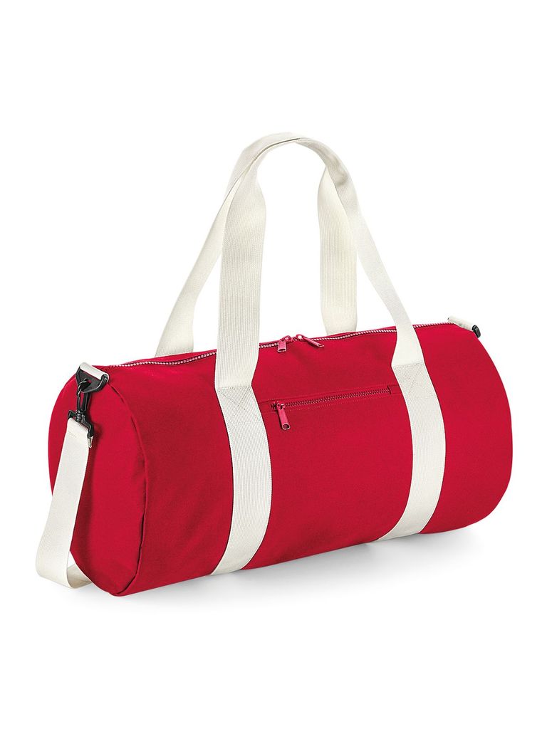 classic red-off white